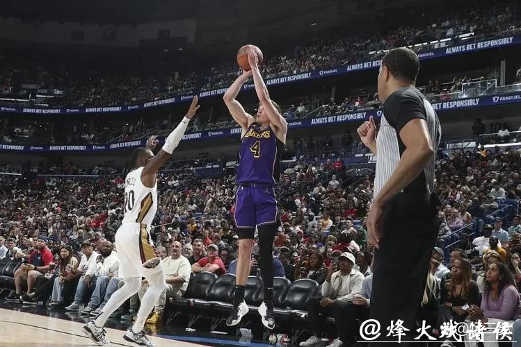 老詹关键三分克内克特27分 湖人险胜鹈鹕5连胜