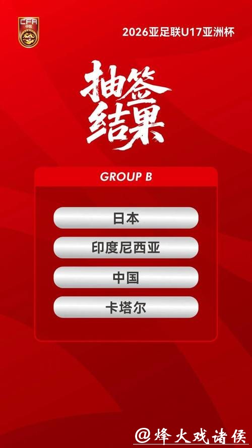 2026亚足联U17女足亚洲杯及U17亚洲杯抽签结果出炉 2026亚足联U17女足亚洲杯及U17亚洲杯抽签结果出炉